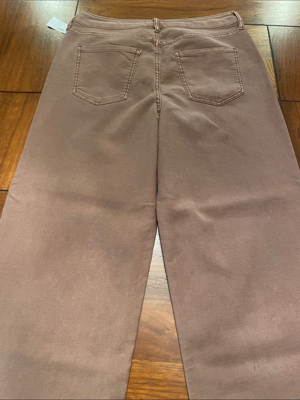 Maurices Women's High-Rise Cropped Wide Leg in Light Brown M91 - Picture 8 of 9
